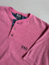 Lade das Bild in den Galerie-Viewer, 1990er Dolce &amp; Gabbana Henley rot
