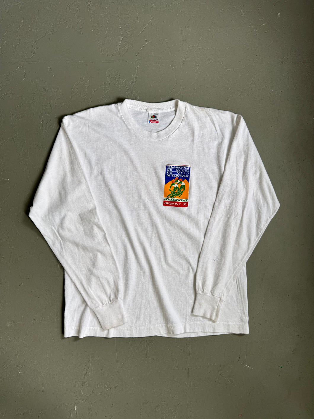 1992 Bicycle long sleeve shirt weiß