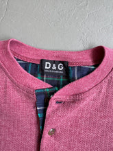 Lade das Bild in den Galerie-Viewer, 1990er Dolce &amp; Gabbana Henley rot
