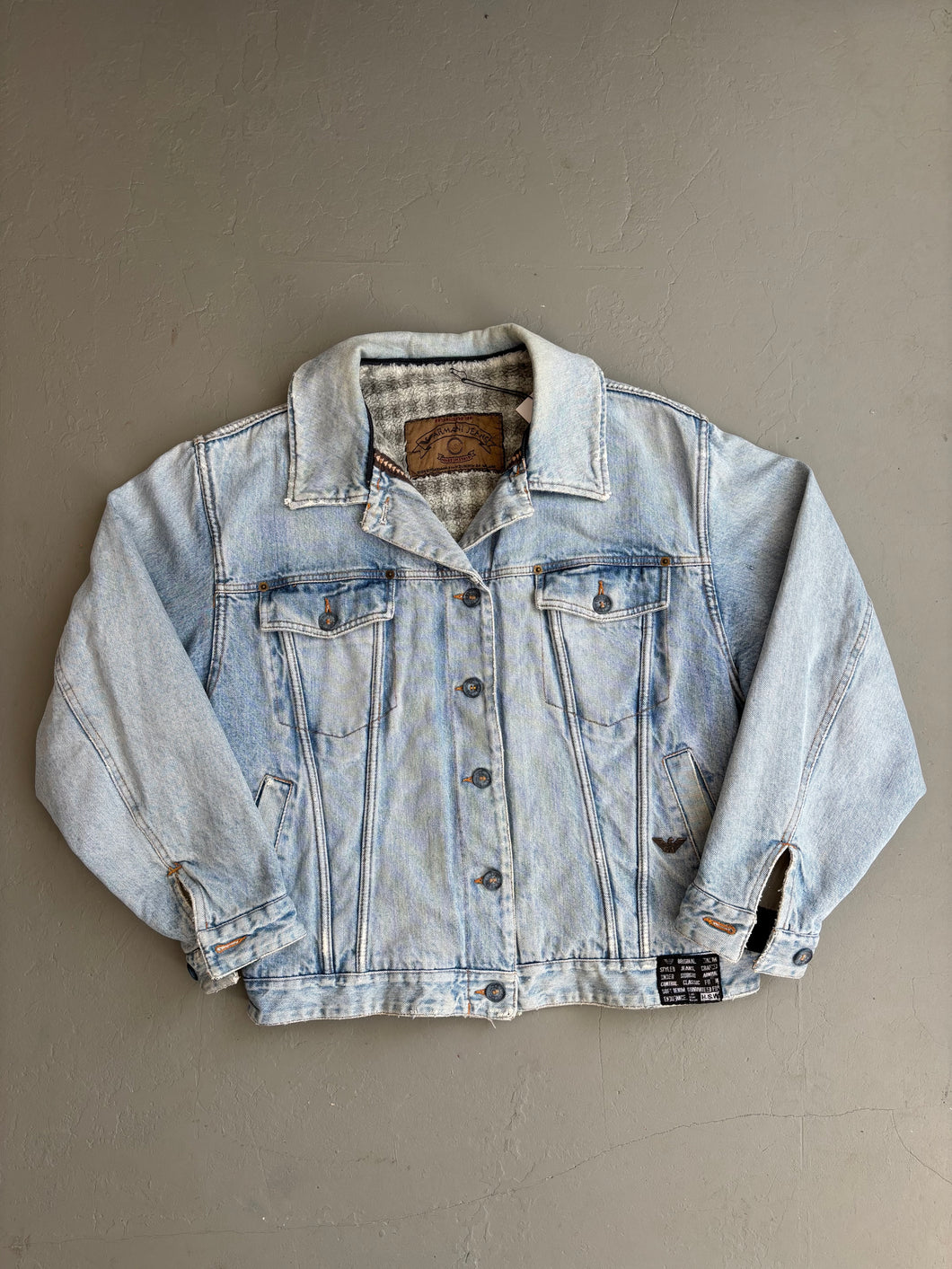 80s ARMANI JEANS DENIM JACKE (L)