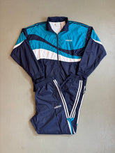 Lade das Bild in den Galerie-Viewer, 1990er Adidas Trainingsanzug blau
