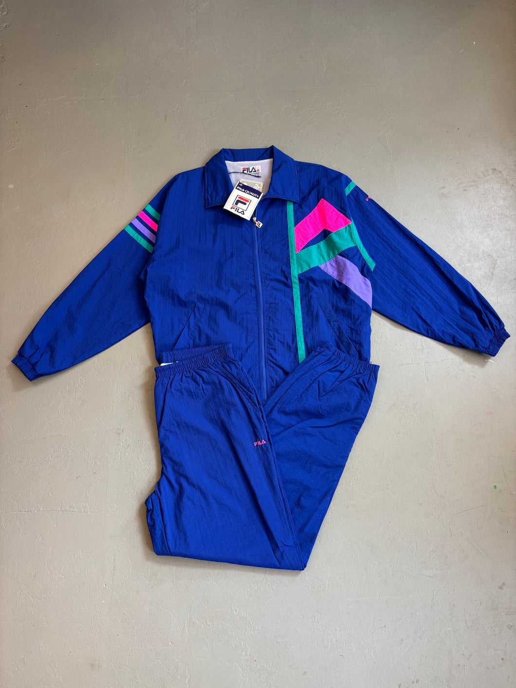 1980er FILA DEADSTOCK Trainingsanzug