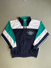 Lade das Bild in den Galerie-Viewer, 1990er Adidas Trainingsjacke schwarz / grün
