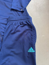 Lade das Bild in den Galerie-Viewer, 2000er Adidas Trainingsanzug hood blau / weiß
