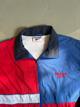 Lade das Bild in den Galerie-Viewer, 1980s Reebok tracksuit Jacke blau / rot
