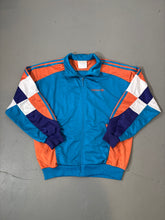 Lade das Bild in den Galerie-Viewer, 1980s Adidas tracksuit Jacke blau / Orange
